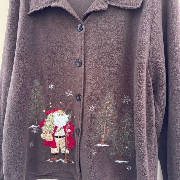 Decorated Originals size XXX-Large brown button up light jacket - Picture 2 of 6